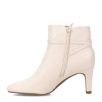 LifeStride Womens Guild Ankle Boot Bone 7.5 M