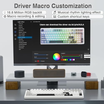 AULA F99 Wireless Mechanical Keyboard Tri-Mode RGB Gaming