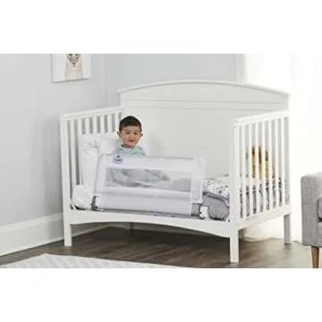 Regalo Swing Down Crib Rail for Safe Toddler Transitions