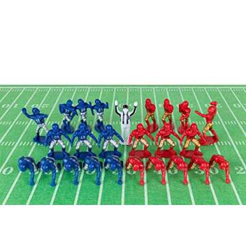 Kaskey Kids Football Guys - Red/Blue Inspires Kids Imaginations with Endless Hours of Creative, Open-Ended Play – Includes 2 Teams & Accessories – 28 Pieces in Every Set