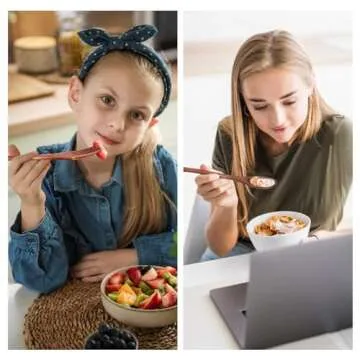 Sustainable Wooden Utensils Set - 6-Piece Eco-Friendly Cutlery