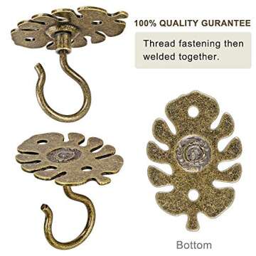 Dolibest Ceiling Hooks for Stylish Plant & Light Hanging