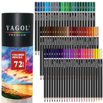 Yagol 72 Colored Pencils for Adult Coloring & Artists