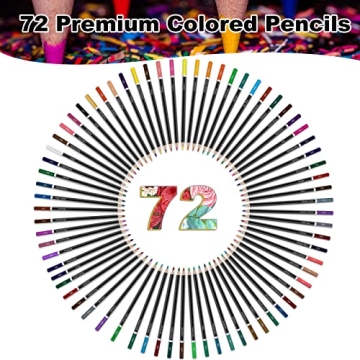 Yagol 72 Colored Pencils for Adult Coloring & Artists