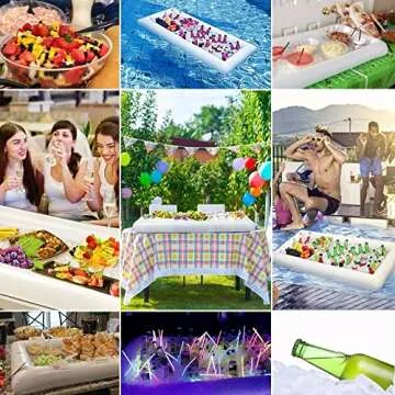 Jasonwell Inflatable Serving Bars Ice Buffet Coolers