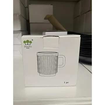 Yalucky Iridescent Coffee Mug with Lid and Spoon