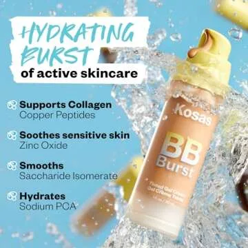 Kosas BB Burst Tinted Face Gel Cream for Radiant Skin