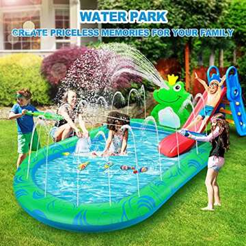 Inflatable Sprinkler Pool for Kids - Fun Summer Water Play