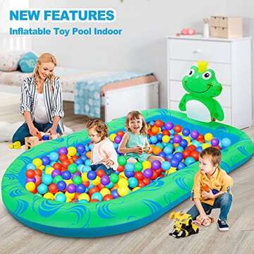 Inflatable Sprinkler Pool for Kids - Fun Summer Water Play