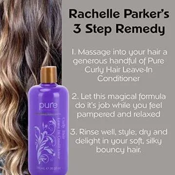 Curly Hair Shampoo and Conditioner Set - Increase Hydration & Gloss, Repair & Strengthen for Smooth, Bouncy Curls. Sulfate & Paraben Free with Leave-in Conditioner