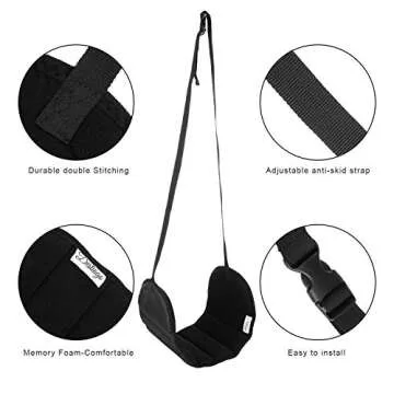 Comfortable Memory Foam Footrest for Travel