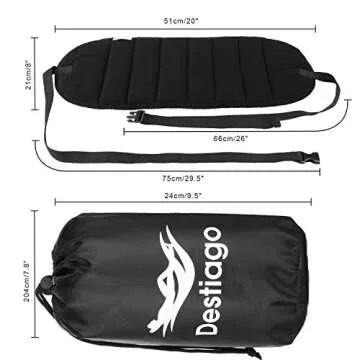 Comfortable Memory Foam Footrest for Travel