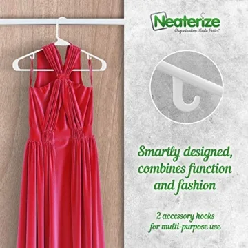 NEATERIZE Clothes Hangers - Durable, Stylish, Space-Saving