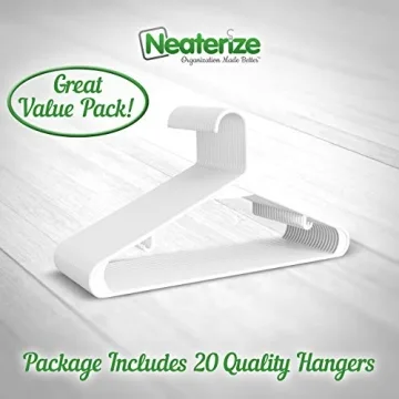 NEATERIZE Clothes Hangers - Durable, Stylish, Space-Saving