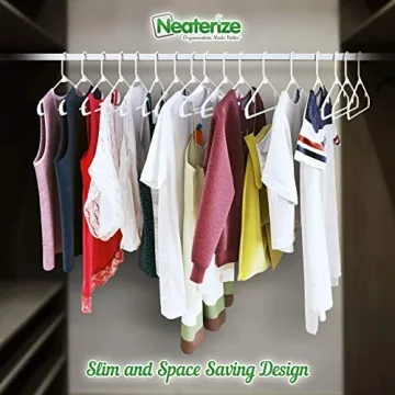 NEATERIZE Clothes Hangers - Durable, Stylish, Space-Saving