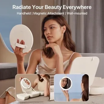 AMIRO M2 LumoCube Portable LED Makeup Mirror with Bag