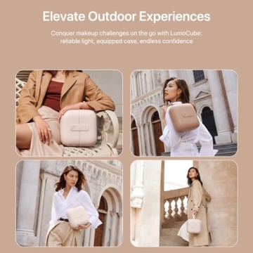 AMIRO M2 LumoCube Portable LED Makeup Mirror with Bag