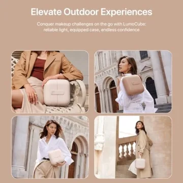 AMIRO M2 LumoCube Portable LED Makeup Mirror with Bag