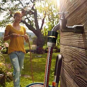 HQMPC Garden Hose Connector Set - Quick Connect Fittings