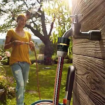 HQMPC Garden Hose Connector Set - Quick Connect Fittings