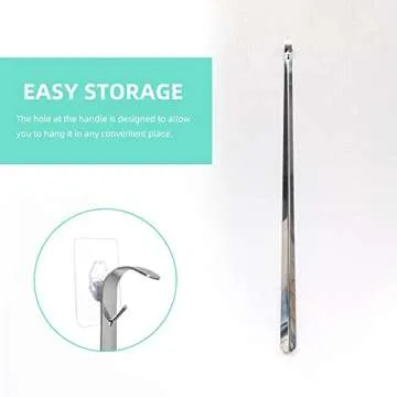 31.5" Long Shoe Horn, Shoe Horn Long Handle for Seniors, Metal Shoe Horn, for Men and Women, Extra long Shoes Horn, Long Handled Shoe Horn for Boots and Shoes