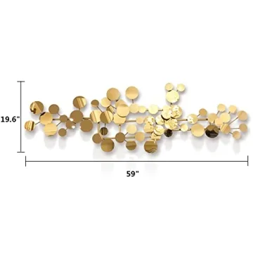 Elegant YUDACHU Metal Wall Art for Modern Spaces