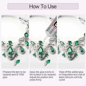 4 PCS 110ml B7000 Glue Clear with Precision Tip, Rhinestones Glue, Craft Glue, Shoe Glue, Fabric Glue, Jewelry Glue for Rhinestone Crafts Fabric Shoes Jewelry Making DIY Craft Makeup Nail Art Glass