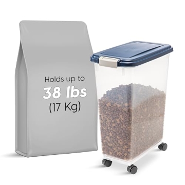 IRIS USA Airtight Dog Food Storage Container for Pet Food