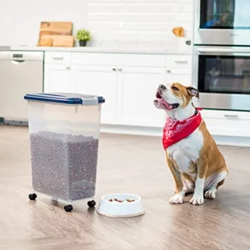 IRIS USA Airtight Dog Food Storage Container for Pet Food