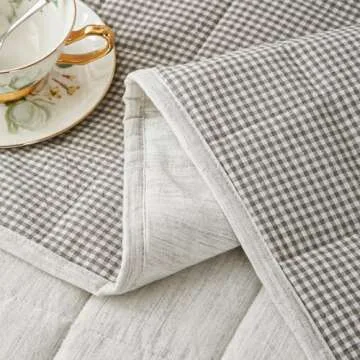 Softpage White Twin Quilt Set for Cozy Comfort