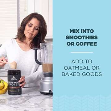 Ancient Nutrition Protein Powder Made from Real Bone Broth, Chocolate, 20g Protein Per Serving, 20 Serving Tub, Gluten Free Hydrolyzed Collagen Peptides Supplement, Great in Protein Shakes