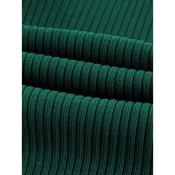 Milumia Women's Ribbed Spaghetti Strap Bodysuit Top