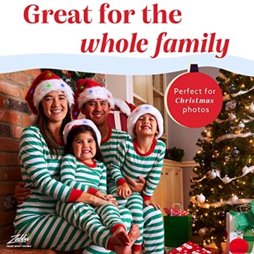 Winks Plush Santa Hat with LED Lights - Holiday Fun!