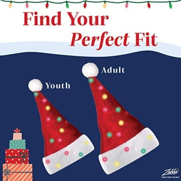 Winks Plush Santa Hat with LED Lights - Holiday Fun!