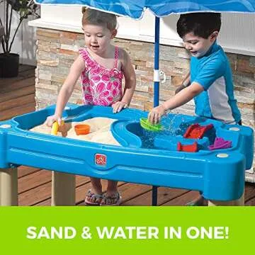 Step2 Cascading Cove Sand and Water Table for Kids Fun
