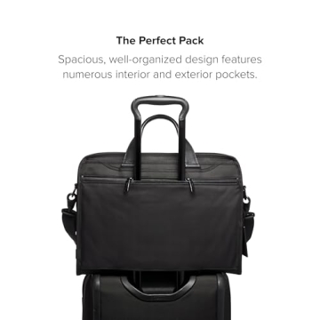 TUMI Alpha Compact Laptop Briefcase for 17" Devices