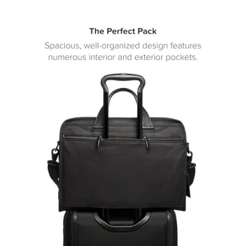 TUMI Alpha Compact Laptop Briefcase for 17" Devices