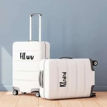 416pcs Letter Stickers, 8 Sheets 1 inch 2 inch Lowercase & Capital Self Adhesive Alphabet Stickers Waterproof Vinyl Letter Decals for Scrapbooking Mailbox Poster Crafts (Black)