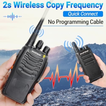 Baofeng Walkie Talkies Long Range for Camping and Business