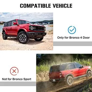 Snailfly Running Board for Ford Bronco 4-Door 2021-2025 Side Step Bars