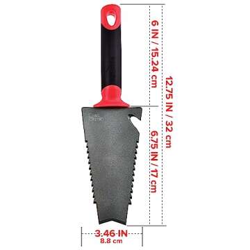 Radius Garden 16011 Root Slayer, Trowel, Red