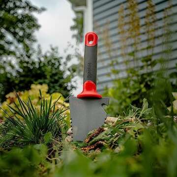 Radius Garden 16011 Root Slayer, Trowel, Red
