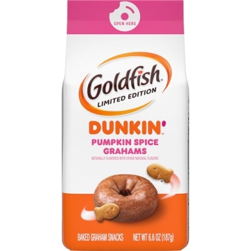 Dunkin’ Pumpkin Spice Goldfish Grahams - Limited Edition Fall Treat