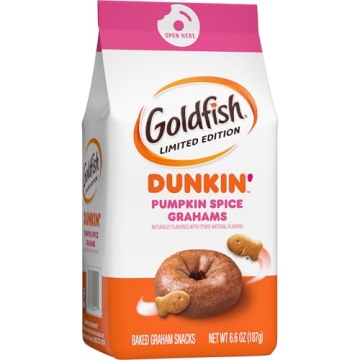 Limited Edition Dunkin Pumpkin Spice Goldfish Grahams