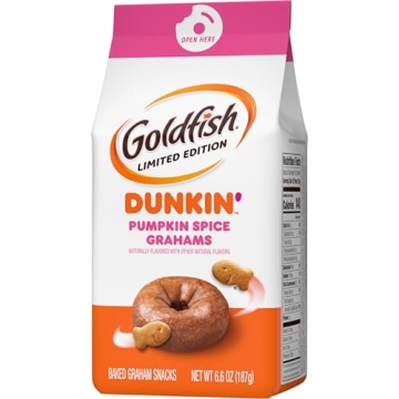 Limited Edition Dunkin Pumpkin Spice Goldfish Grahams