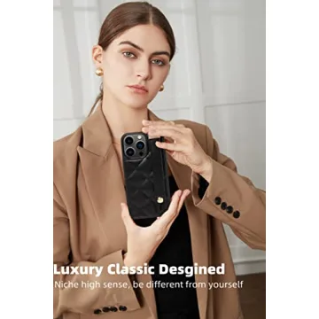 ZVE iPhone 12 Pro Max Kickstand Case, Elegant and Durable