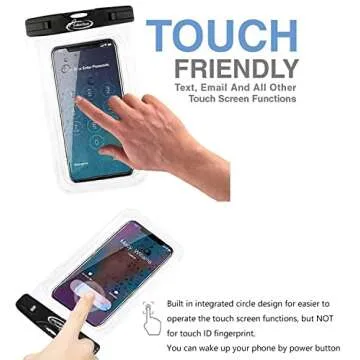 AiRunTech Waterproof Phone Pouch for iPhone 16 15 14 13 12 11