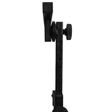 On-Stage KS7365EJ Pro Heavy-Duty Folding-Z Keyboard Stand with 2nd Tier, Black