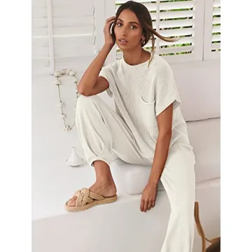 ANRABESS Women's Two Piece Outfits - Chic Lounge Set