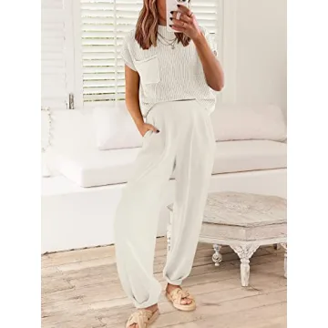 ANRABESS Women's Two Piece Outfits - Chic Lounge Set